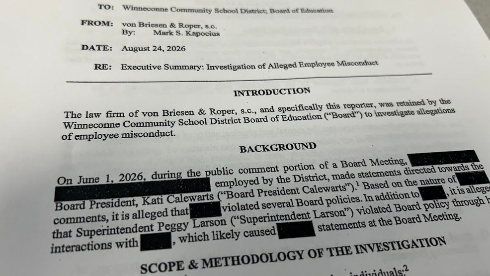 New documents reveal details on investigation, retirement for Winneconne's Peggy Larson — Fox 11 Green Bay Local, Stillwater Community news